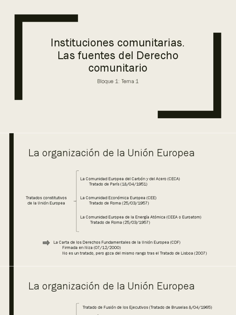 Esquema de Instituciones de la UE | PDF | Parlamento Europeo | Política ...