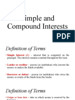 Simple and Compound Interests