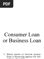 Solving Problems Involving Loans