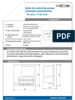 YLI PCB502 Relevador para Uso Externo Manual en Español