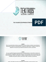 Presentacion Corporativa TEKTROS 2021 1.6 - RASA Metrology