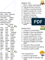 Tagalog Reading Materials 1