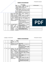 OA Lenguaje Priorizados Primer Ciclo