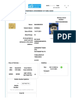Driving Licence Details for Bahurudeen