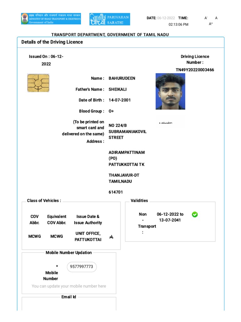 License Fine In Tamil Nadu