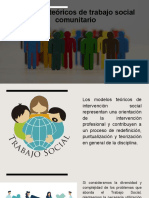 Modelos Teóricos de Trabajo Social Comunitario