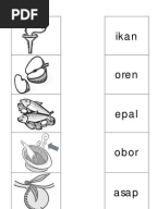 Soalan ujian Bahasa Melayu prasekolah