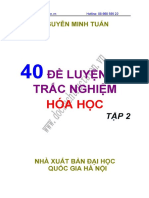 (Downloadsachmienphi.com) 40 Đề Luyện Thi Trắc Nghiệm Hóa Học - Tập 2 - Nguyễn Minh Tuấn