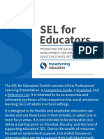 Sel For Educators - PD Presentation - VF