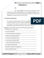 Worksheet N°1 - Present Perfect.