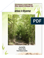 Bamboo in Myanmar A Guide Line For Establishment by Aung Zaw Moe