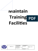 Maintain Training Facilities