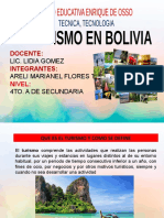 El Turismo en Bolivia Exposición
