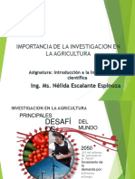 5 Importancia de La Investigacion en La Agricultura