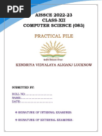 Practical File-Xii-2022-23