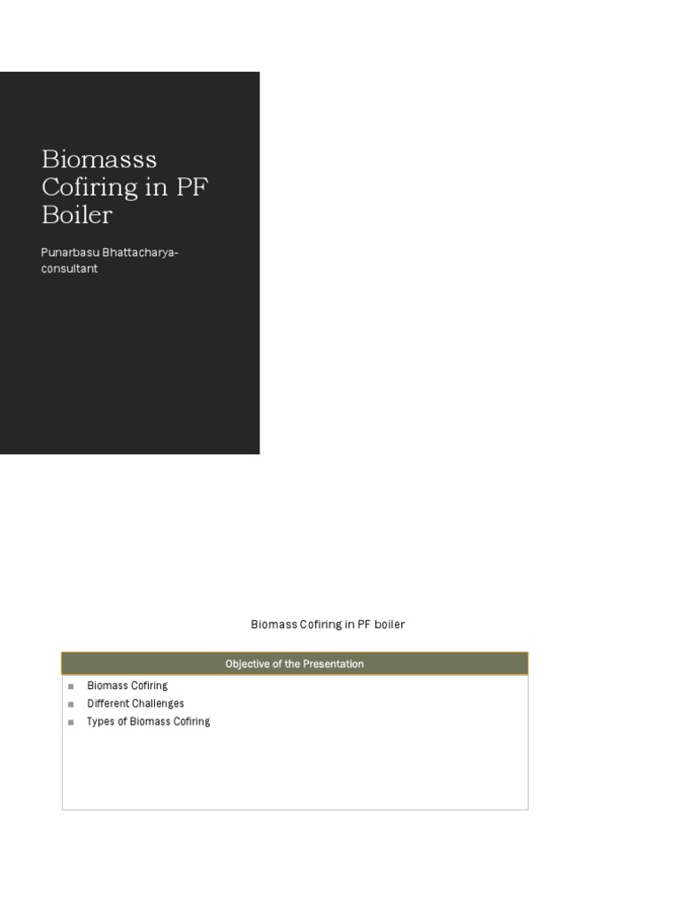Biomass Cofiring in PF Boilers Explained | PDF | Biomass | Coal