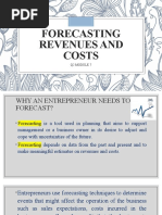 Forcasting Revenues and Costs