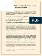 Sobre La Constitución Política Del Estado