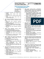Paket Soal 1 TKP CPNS-PPPK-Kedinasan Tahun 2022 (Soal-F4)