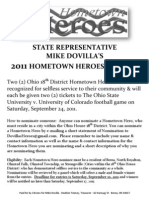 Dovilla's Hometown Heroes Flyer