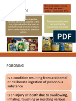 Poisoning, Near Drowning, Alcohol Intoxication