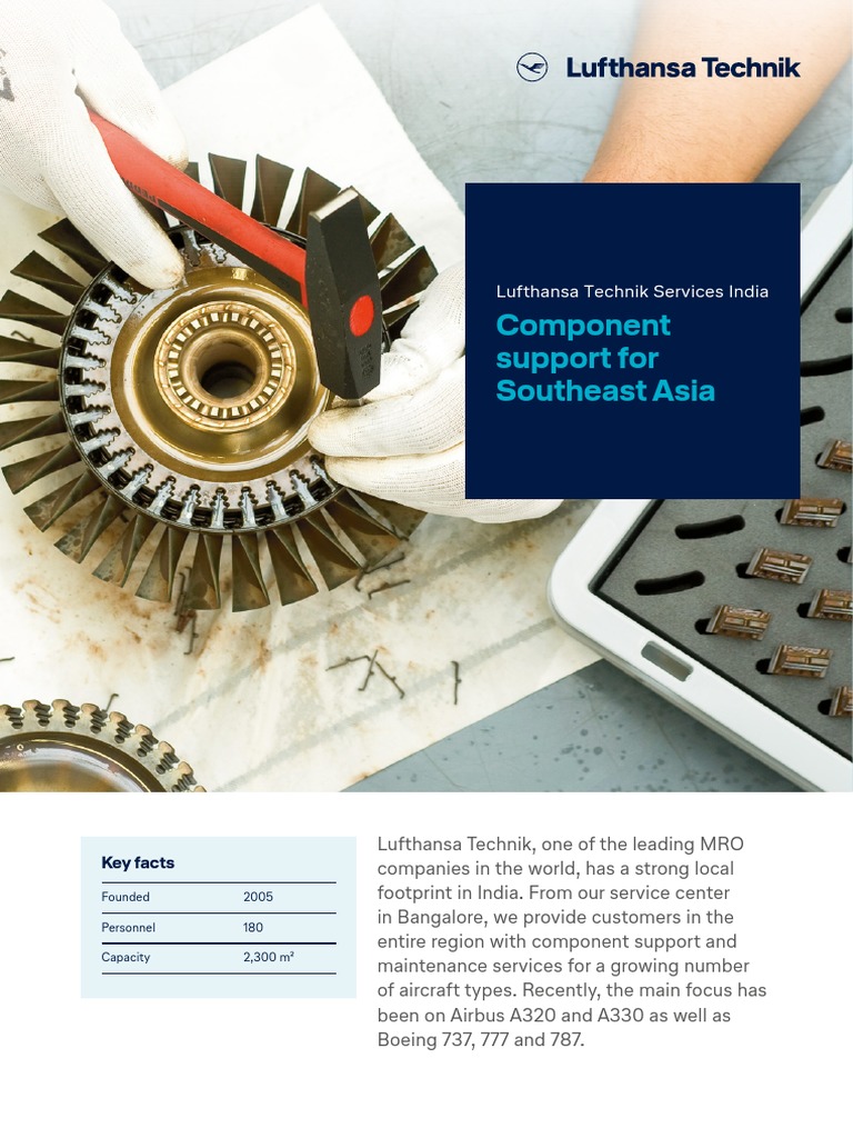 Datasheet Lufthansa Technik Services India | PDF | Airliner | Transport