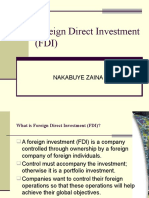 1.FDI Govt Policy (Incetives, Befits and Costs)