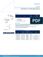 Rad-Hard 80 V, 5 A PNP Bipolar Transistor: Features