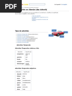 El Adverbio en Alemán (Das Adverb) 2