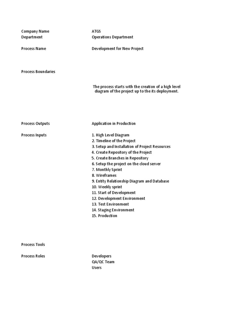 Development Process | PDF