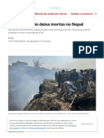 Queda de Avião Deixa Mortos No Nepal - Mundo - G1