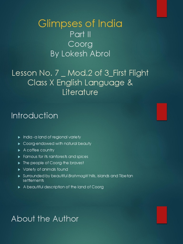 english-x-glimpses-of-india-mod-2-coorg-ppt-pdf