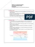 Chap 11 12 Reflexion Refraction de La Lumiere