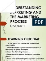 Chapter 1 Understanding Marketing and The Marketing Process