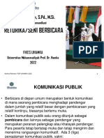 Retorika Kajian Komunikasi Publik