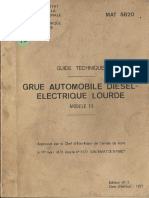 MAT 5820 - Edition #1 de 1971 - Griffet - Grue Automobile Diesel-Electrique Lourde