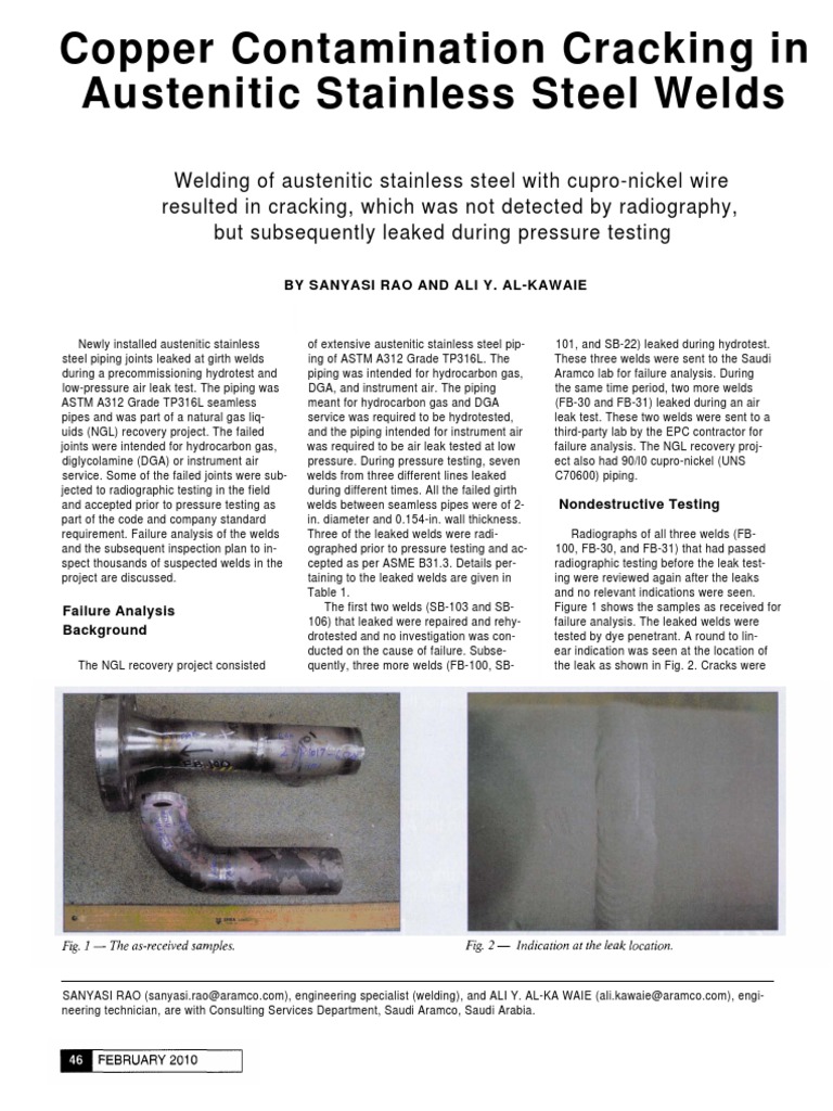 Copper Contamination PDF