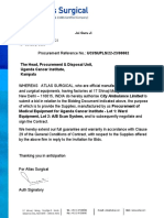 Manufacturer Auth Letter PDF