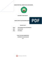 Program Proposal Kreativitas Mahasiswa: Bidang Kegiatan PKM Kewirausahaan