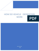 How Do Car Defrosters Work?