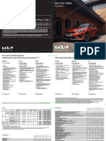 2022-11 Preisliste Kia Ceed