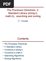 9.preproccessing, Libc, Searching, Sorting