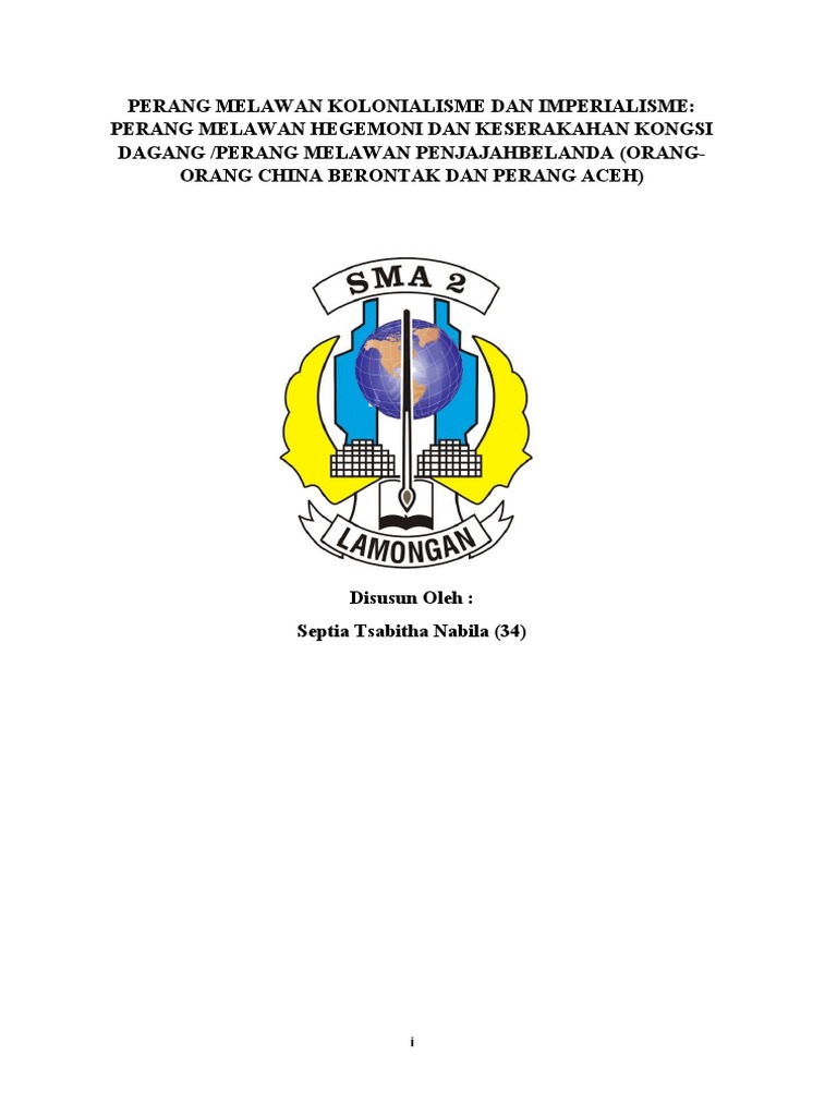 Perang Melawan Kolonialisme Dan Imperialisme | PDF