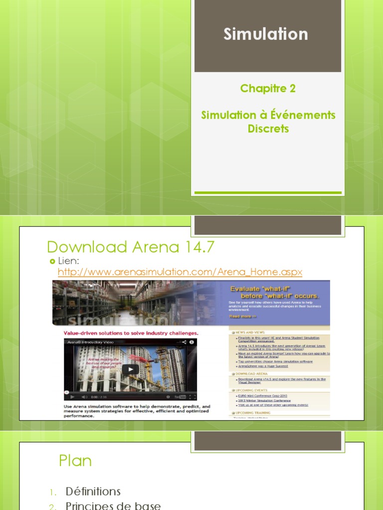 Chapitre 2 - Simulation | PDF