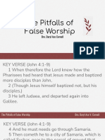 Pitfalls of False Worship