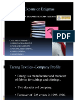 Tarang Textiles-Company Profile