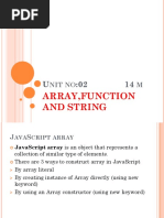 Unit-2 Array, Function and String