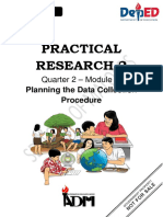 PRACT RESEARCH 2 Q2M5 Planning The Data Collection Procedure