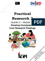 PRACT RESEARCH 2 Q2M11 Drawing Conclusions From Research Findings