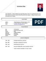 Resume Update 2015